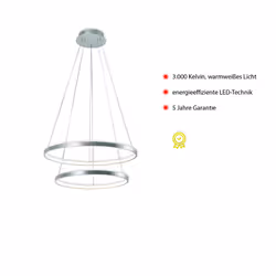 Lampa wisząca CIRCLE 11525-21 - srebrny