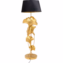 Lampa podłogowa GINKGO LEAFS - złoty