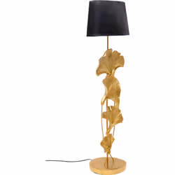 Lampa podłogowa GINKGO LEAFS - złoty