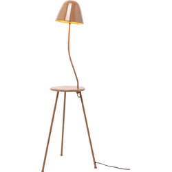 Lampa podłogowa TABLE - brązowy