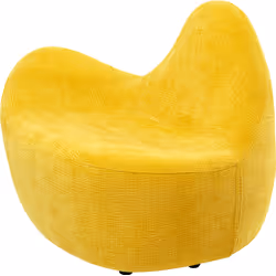 Fotel GLOW WAVE Medium - żółty