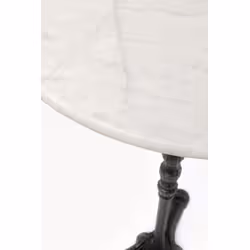 Stół barowy ogrodowy KAFFEEHAUS 60 cm - biały/czarny