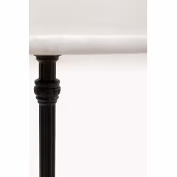 Stół barowy ogrodowy KAFFEEHAUS 60 cm - biały/czarny