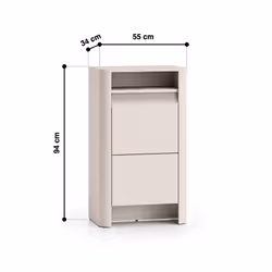 Szafka na buty CRUPET 02 55 cm - kaszmir