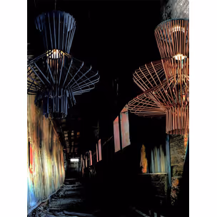 Lampa wisząca STRAW - szary