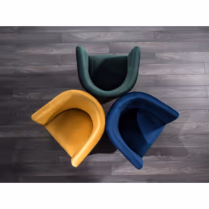 Fotel TM-1 Velvet - zielony Bluvel 78