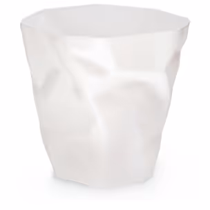 Kosz na śmieci PLAST - biały