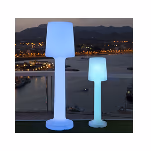 Lampa ogrodowa CARMEN 110 B biała - LED, wbudowana bateria