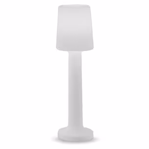 Lampa ogrodowa CARMEN 165 B biała - LED, wbudowana bateria