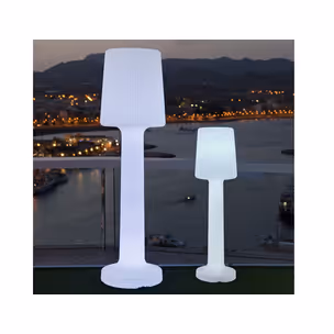 Lampa ogrodowa CARMEN 165 B biała - LED, wbudowana bateria