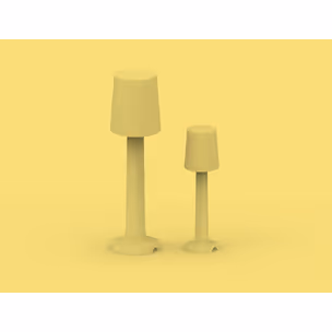 Lampa ogrodowa CARMEN 165 B biała - LED, wbudowana bateria