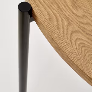 Stół okrągły MORGAN 120 cm - dąb złoty