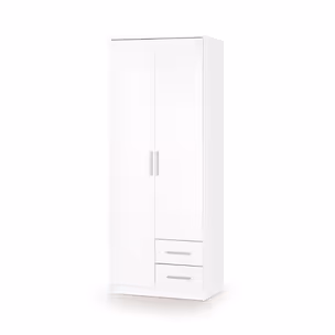 Szafa LIMA S2 - biały/biały połysk