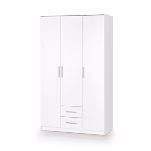 Szafa LIMA S3 - biały/biały połysk