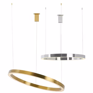 Lampa wisząca RING 100 LED - złoty