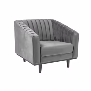 Fotel ASPREY 1 Velvet - szary Bluvel 14