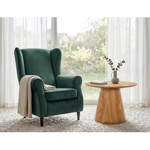 Fotel BARON Velvet - zielony Bluvel 78