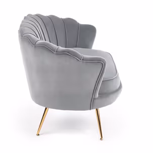 Sofa AMORINITO XL - popiel/złoty