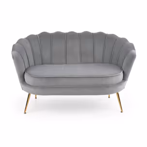 Sofa AMORINITO XL - popiel/złoty