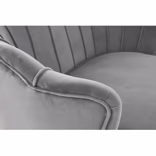 Sofa AMORINITO XL - popiel/złoty