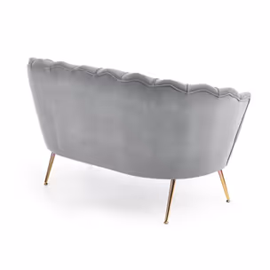 Sofa AMORINITO XL - popiel/złoty