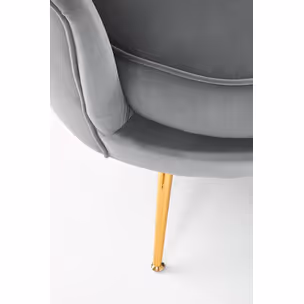 Sofa AMORINITO XL - popiel/złoty