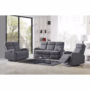 Sofa rozkładana OSLO 3S - popiel