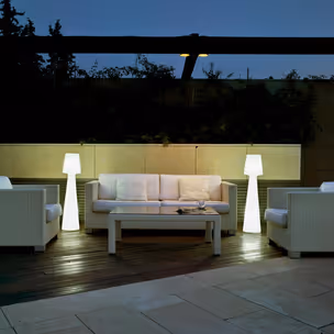 Lampa podłogowa LOLA 110 Battery - biały