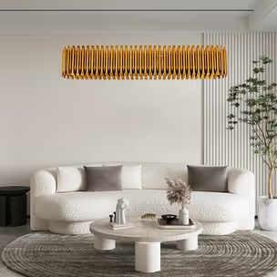 Lampa wisząca GALLIANO LONG - ciemne złoto