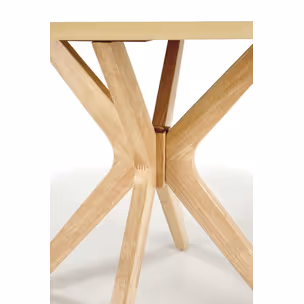 Stół okrągły NICOLAS 120 cm - dąb naturalny