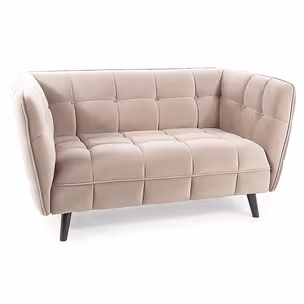 Sofa CASTELLO 2 Velvet - beżowy Bluvel 28