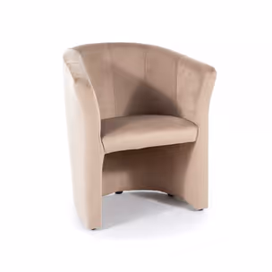 Fotel TM-1 Velvet - beżowy Bluvel 28