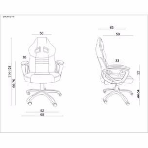 Fotel gamingowy DYNAMIQ V15