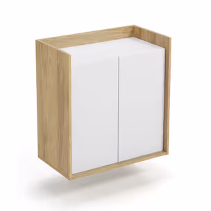 Szafka MOBIUS 2D korpus - hikora naturalna/biel alpejska