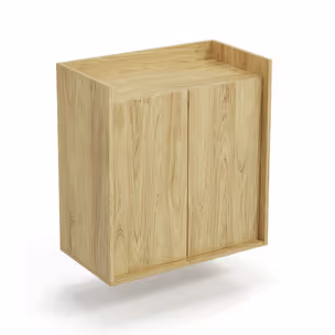 Szafka MOBIUS 2D korpus - hikora naturalna