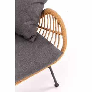 Sofa IKARO XL - naturalny/popielaty