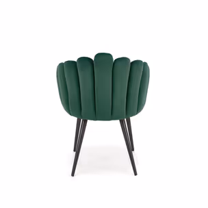 Krzesło K410 velvet - ciemny zielony