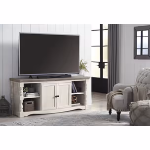 Szafka RTV HAVALANCE W814-30 - biały/brązowy