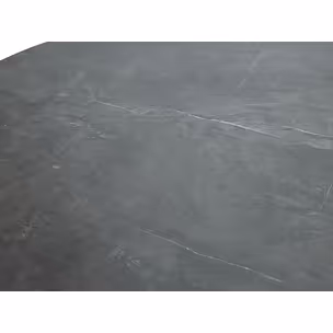 Stół okrągły ANGEL 120 cm - szary/czarny mat