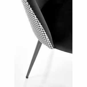 Krzesło K478 - czarny/biały