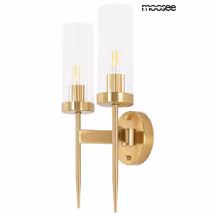 Lampa ścienna TORCH TWIN - złoty