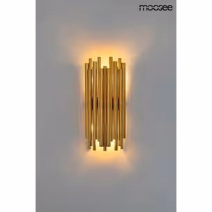 Lampa ścienna TUBO - złoty