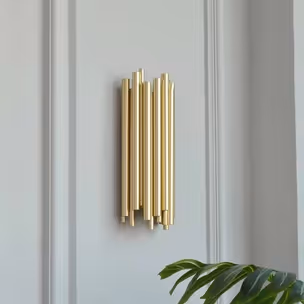 Lampa ścienna TUBO - złoty