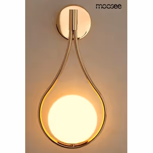Lampa ścienna ROMA - złoty
