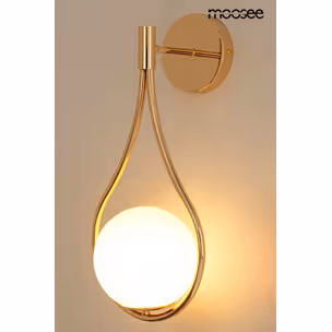 Lampa ścienna ROMA - złoty
