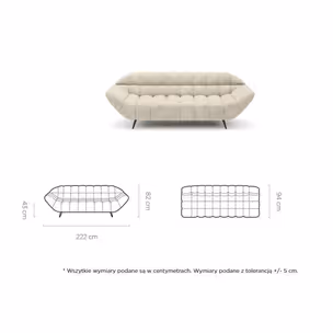 Sofa 3-osobowa GAPPA
