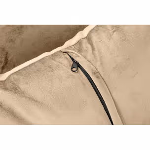 Fotel CHLOE VELVET - khaki/złoty