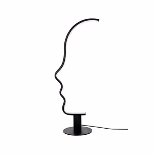 Lampa stołowa FACE TABLE - czarny