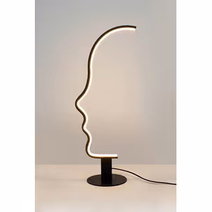 Lampa stołowa FACE TABLE - czarny