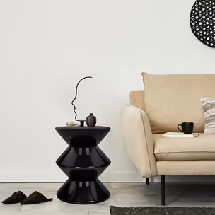 Lampa stołowa FACE TABLE - czarny